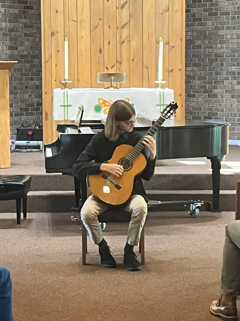 Donald at spring recital